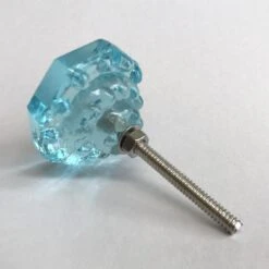 Glass Moon Drop Knob Blue(Glass Moon Drop Knob Blue) -The Lamp Goods glass moon drop knob knobs drawer cabinet knobs and pulls sku 5 b140349a 3d58 4ccb 81a1 fc47c63ac9ca
