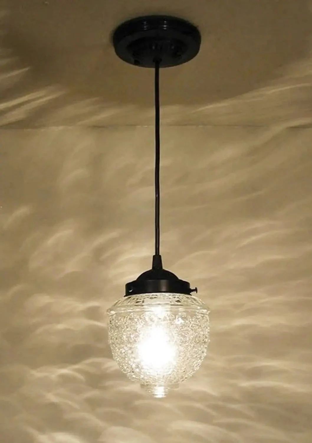 Antique Clear Glass Pendant Light 5 Antique Clear Glass Pendant Light - Image 3