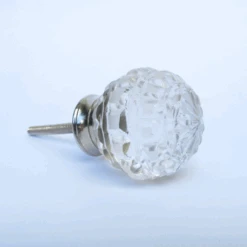 Glass Betty Knob(Glass Betty Knob Brown Glass Knob 26658) -The Lamp Goods glassknobbettyclear2
