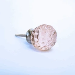 Glass Betty Knob(Glass Betty Knob Brown Glass Knob 26658) -The Lamp Goods glassknobbettypink1
