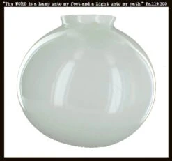 Milk Glass 10" Replacement Globe