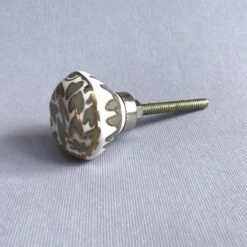 Petite Ginko Knob(Small Ginko Knob) 22 Petite Ginko Knob(Small Ginko Knob) -The Lamp Goods grey ginko knob 2