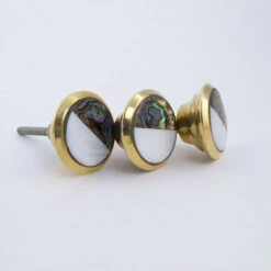 Black And White Mother Of Pearl Knob(Black And White Mother Of Pearl Knob) -The Lamp Goods halfgalaxy4