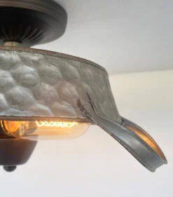 Flat Rustic Tub Ceiling Light Galvanized Beehive 21 Flat Rustic Tub Ceiling Light Galvanized Beehive -The Lamp Goods il 1140xN.5747673748 lxyj 7fbe9079 03a7 4b96 ae99 603563ef954f