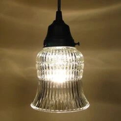 Vintage Bell Glass Hanging Pendant Light -The Lamp Goods il 1588xN.155367471