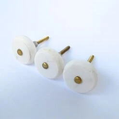 Round White Stone Knob(Round White Stone Knob Unique Cabinet 14775) -The Lamp Goods il fullxfull.1940576156 rr5h