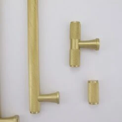 Knurled Satin Brass Handles Gold(Knurled Brass Handles And T Bar Drawer 56128) 21 Knurled Satin Brass Handles Gold(Knurled Brass Handles And T Bar Drawer 56128) -The Lamp Goods il fullxfull.2407088683 ahga