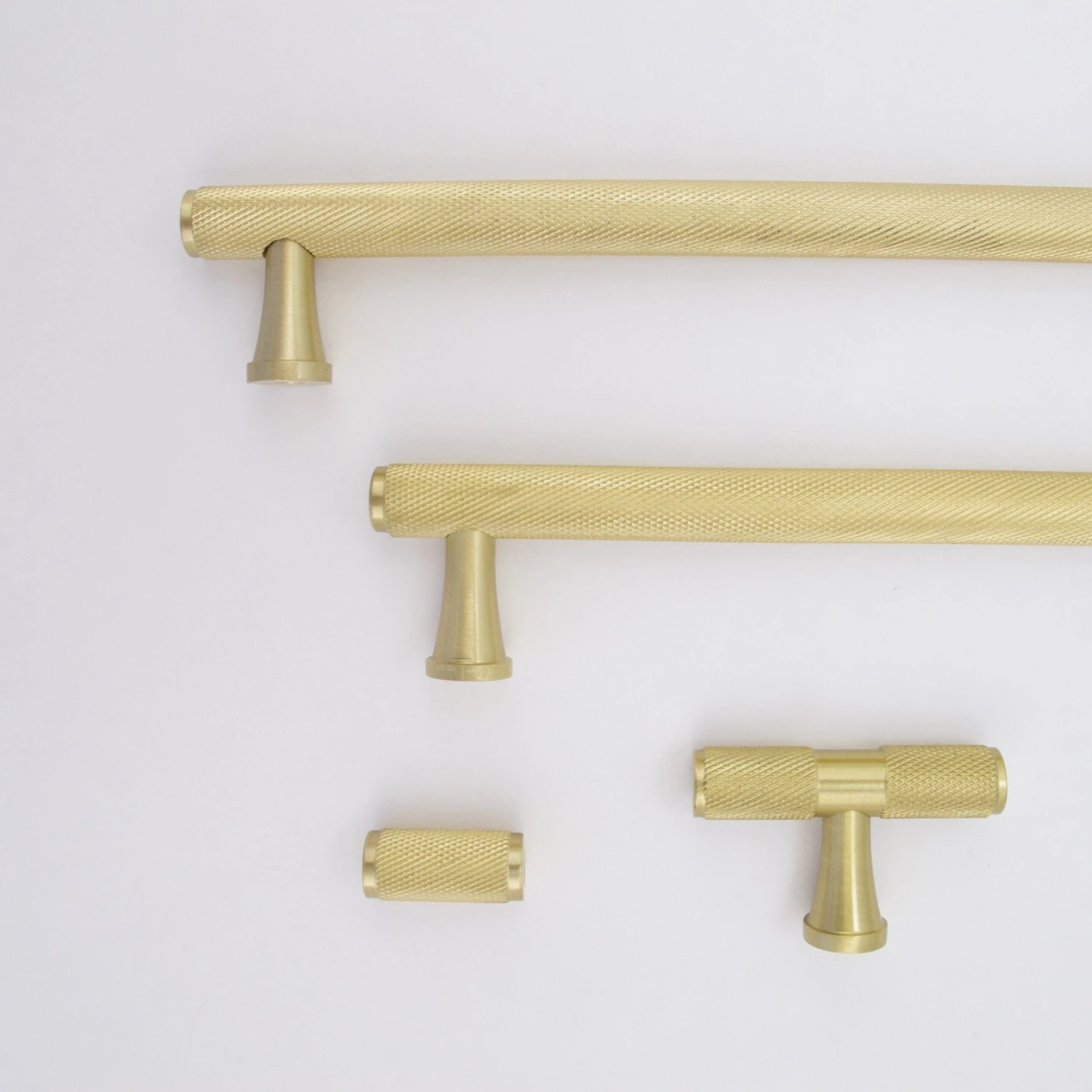 Knurled Satin Brass Handles Gold(Knurled Brass Handles And T Bar Drawer 56128) 9 Knurled Satin Brass Handles Gold(Knurled Brass Handles And T Bar Drawer 56128) - Image 7