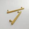 Knurled Satin Brass Handles Gold(Knurled Brass Handles And T Bar Drawer 56128)