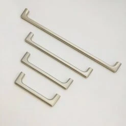 Simple Matte Silver Handles(Simple Matte Silver Handles Drawer 75367)