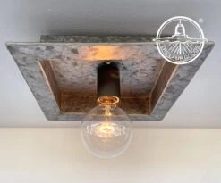 Square Galvanized Farmhouse Ceiling Light Fixture -The Lamp Goods il fullxfull.5520947275 7l45 402931fd 2af4 44f9 9438 0655c13dbb4b