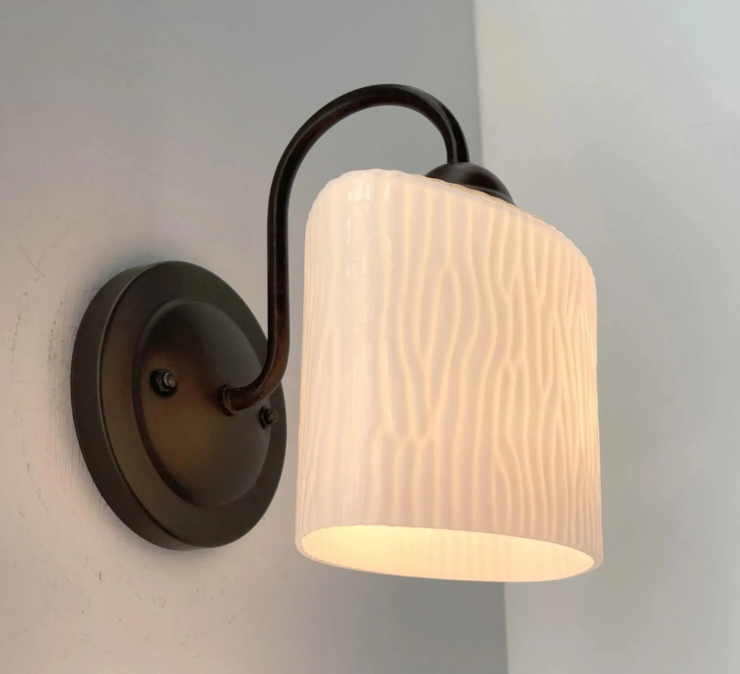 Modern Textured Dome SCONCE Wall Light 8 Modern Textured Dome SCONCE Wall Light - Image 6