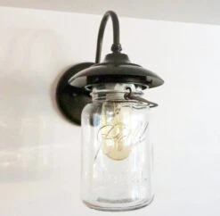 Exterior Outdoor Mason Jar Wall Sconce Light With Vintage Jar 14 Exterior Outdoor Mason Jar Wall Sconce Light With Vintage Jar -The Lamp Goods il fullxfull.693424819 90mt 34983b32 38c4 4ce1 83ae e1730f0a9133