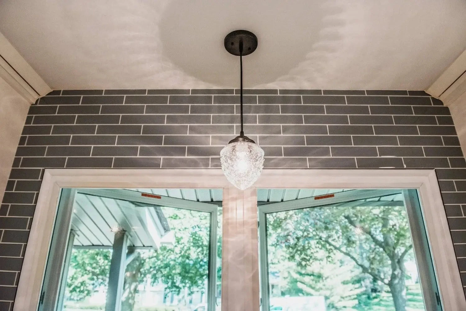 Antique Clear Glass Pendant Light 4 Antique Clear Glass Pendant Light - Image 2