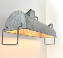 Industrial Galvanized Farmhouse Vanity Light -The Lamp Goods industrialgalvanizedlargevanitywallsconcelightfixture 9