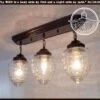 Antique Glass Ceiling Light Rectangular Chain Trio 2 Antique Glass Ceiling Light Rectangular Chain Trio -The Lamp Goods island ceiling light trio copy.JPG 1