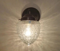 Acorn Glass Wall Sconce Light Fixture -The Lamp Goods island falls wall lighting