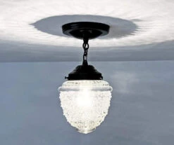 Acorn Antique Glass Ceiling Light With Chain 22 Acorn Antique Glass Ceiling Light With Chain -The Lamp Goods islandfallsceilinglightfixturesflushmount