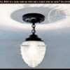 Acorn Antique Glass Ceiling Light With Chain -The Lamp Goods islandfallsceilinglightingfixture