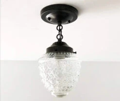 Acorn Antique Glass Ceiling Light With Chain 25 Acorn Antique Glass Ceiling Light With Chain -The Lamp Goods islandfallsceilinglightingfixtures