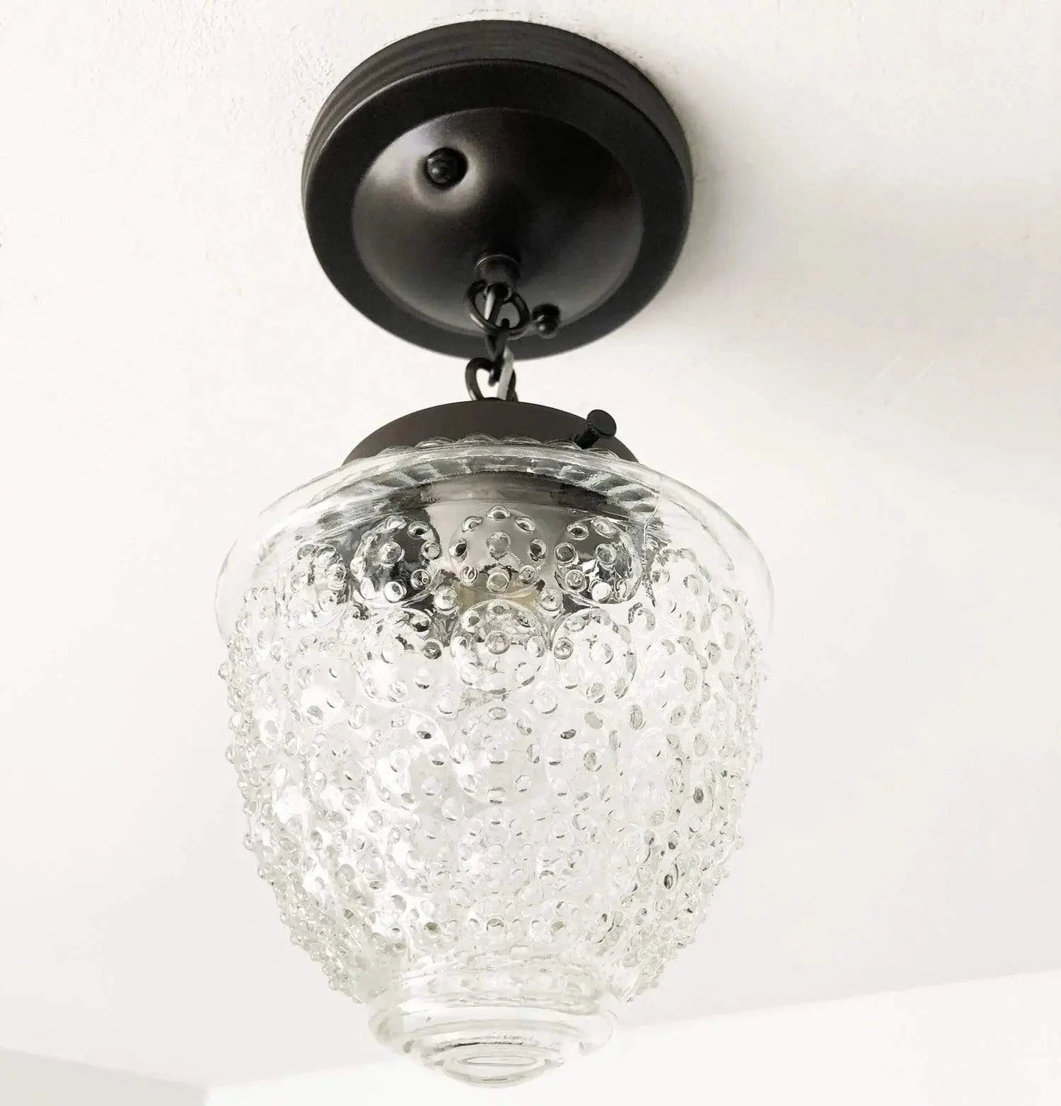 Acorn Antique Glass Ceiling Light With Chain 15 Acorn Antique Glass Ceiling Light With Chain - Image 13