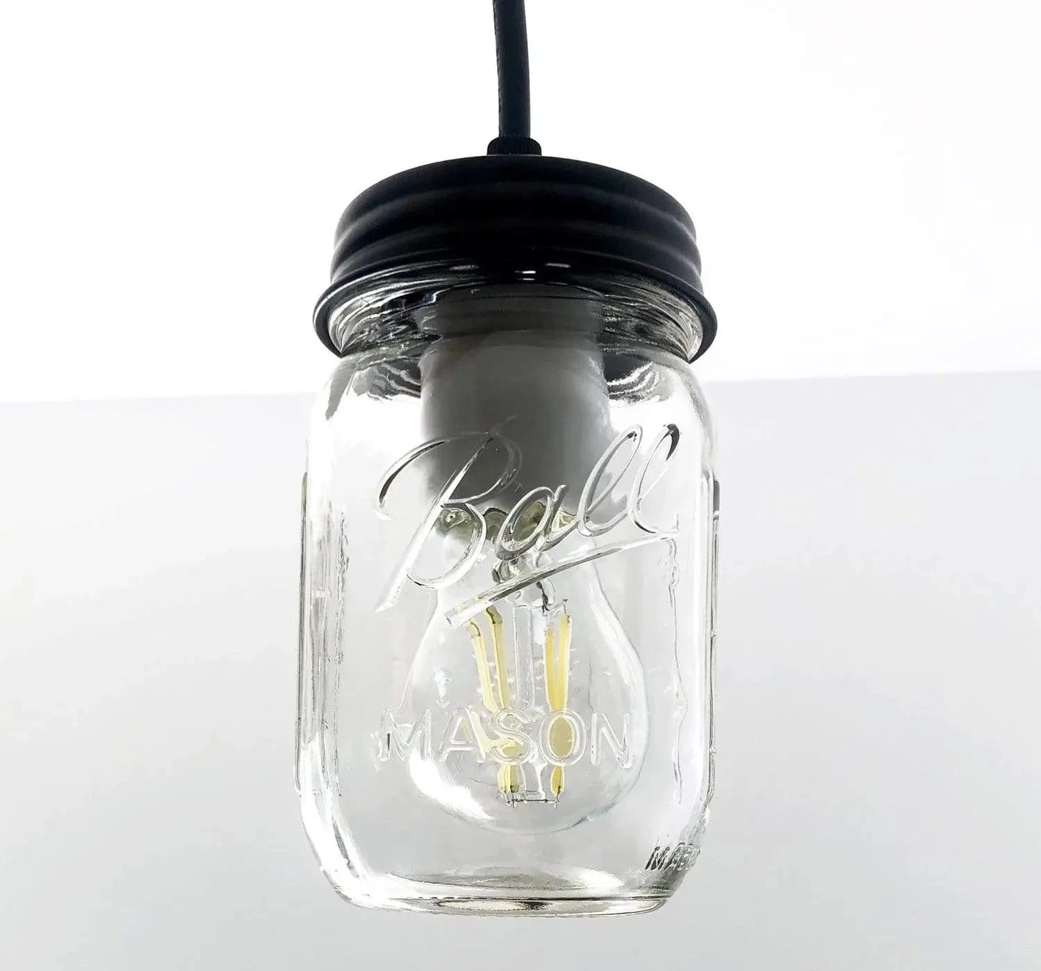 Mason Jar Pendant Light - Pint 10 Mason Jar Pendant Light - Pint - Image 8