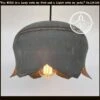 Lotus Handcrafted Metal Drum Chandelier -The Lamp Goods lotusgalvanizedpendantlightfixturehangingmetalfarmhouserustic