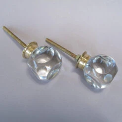 Glass Luna Knob(Luna Knob) -The Lamp Goods luna knob knobs drawer cabinet knobs and pulls sku 3