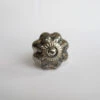 Silver Marbled Marigold Knob(Marbled Marigold Knob) 1 Silver Marbled Marigold Knob(Marbled Marigold Knob) -The Lamp Goods marbled marigold knob knobs and pulls drawer cabinet knobs and pulls sku