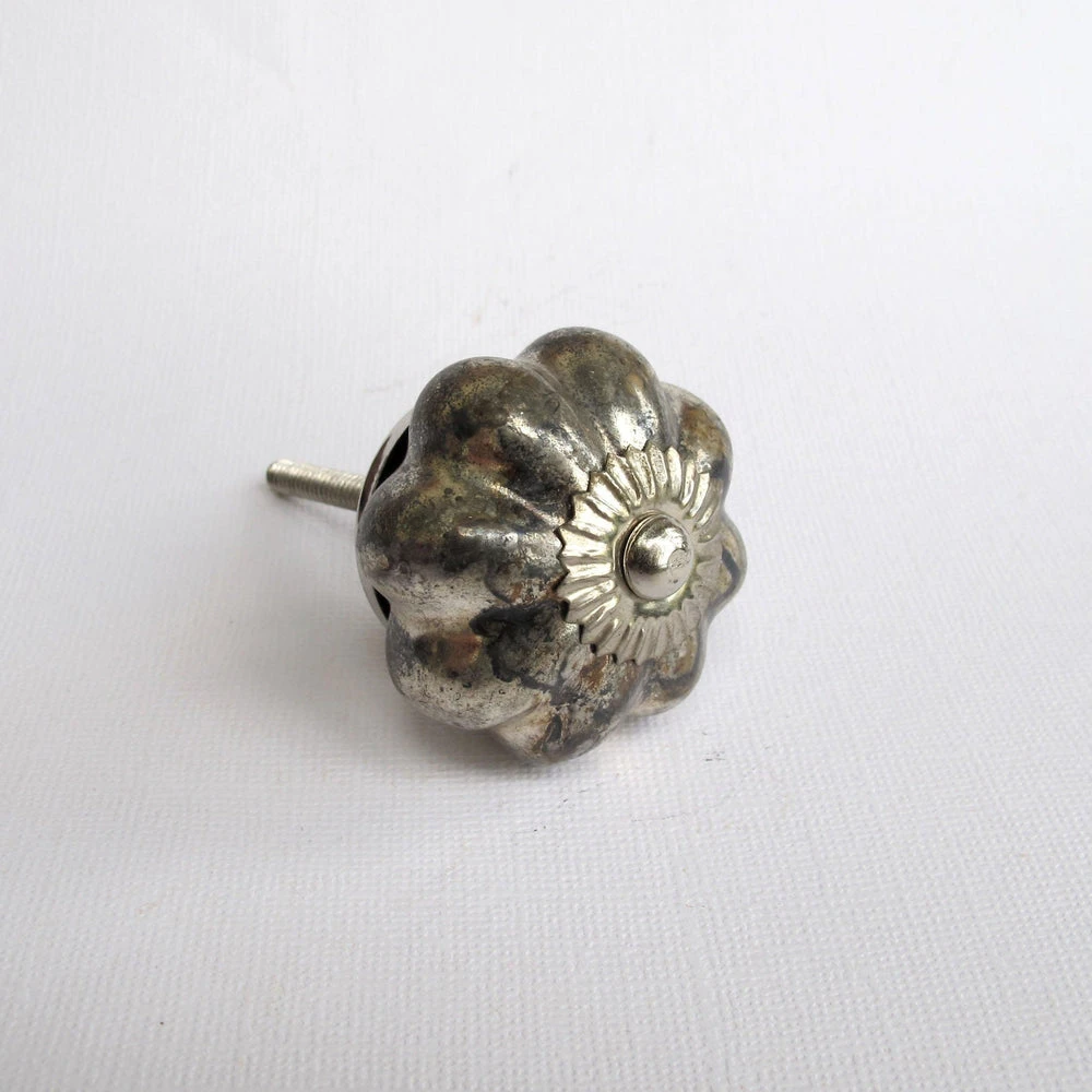 Silver Marbled Marigold Knob(Marbled Marigold Knob) 4 Silver Marbled Marigold Knob(Marbled Marigold Knob) - Image 2