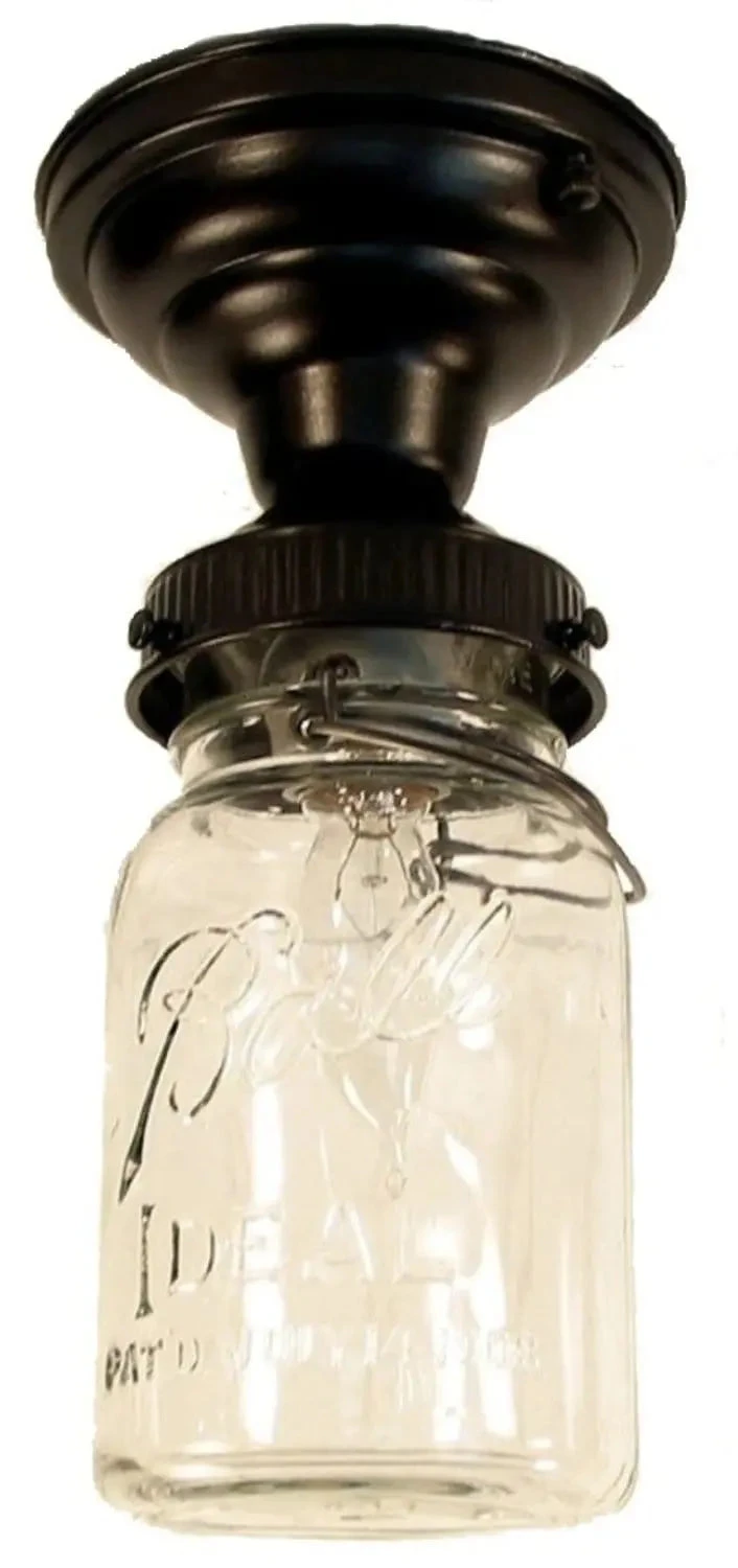Vintage Mason Jar Ceiling LIGHT 5 Vintage Mason Jar Ceiling LIGHT - Image 3