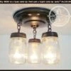 Mason Jar LIGHT FIXTURE New PINT Chain Trio -The Lamp Goods mason jar ceiling light new pint fixture lamp e96445c1 33eb 4cb3 a6d7 fcfbb44a4268