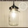 Mason Jar PENDANT Light Vintage Quart -The Lamp Goods mason jar pendant light hanging chandelier ceiling flush mount lighting fixture by lamp goods farmhouse rustic vintage 2