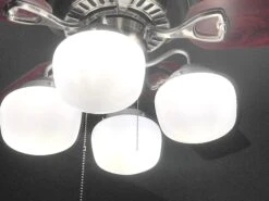 Schoolhouse Milk Glass Ceiling Fan LIGHT KIT -The Lamp Goods milkglassschoolhouseceilingfanlightflushmountreplacementglobe 2