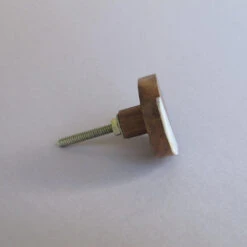 Geo Knob - Grey(Modern Grey Geo Cabinet Knobs And Pulls) -The Lamp Goods modern grey geo knob knobs and pulls drawer cabinet knobs and pulls sku 4