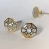 Mother Of Pearl Octagon Knob(Mother Of Pearl Octagon Knob) -The Lamp Goods mop