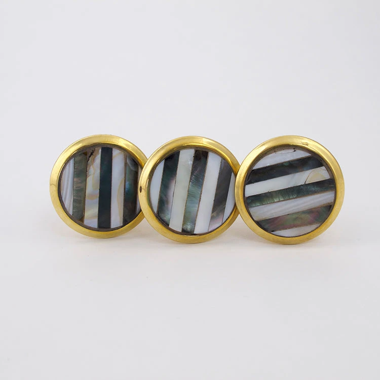 Black And White Striped Mother Of Pearl Knob(Black And White Striped Mother Of Pearl Knob) 9 Black And White Striped Mother Of Pearl Knob(Black And White Striped Mother Of Pearl Knob) - Image 7