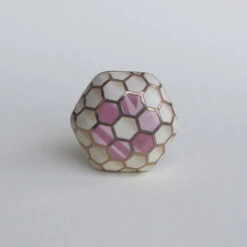 Pink Mother Of Pearl Tortoise Shell Knob(Mother Of Pearl Knob Torotise Shell Knob)