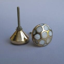 Mother Of Pearl Tortoise Shell Knob(Turtle Shell Knob) -The Lamp Goods mother of pearl tortoise shell knob 8