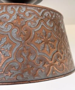 Ornate Copper Ceiling Light -The Lamp Goods ornatecopperceilinglightfixture 2
