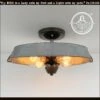 Oval Galvanized Zinc Flat Tub Laundry Room Ceiling Light Fixture 2 Oval Galvanized Zinc Flat Tub Laundry Room Ceiling Light Fixture -The Lamp Goods ovalweatheredgalvanizedflattubceilinglightfixture.jfarmhouse 38e58eb8 e3ea 4219 84f7 a6f7b04e6574