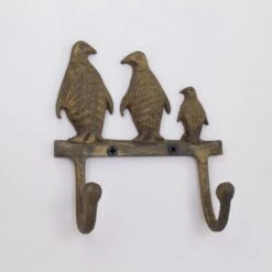 Penguin Family Wall Hook(Copy Of Plantation Pineapple Hook) -The Lamp Goods penguinhook2