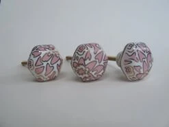 Petite Ginko Knob(Small Ginko Knob) 17 Petite Ginko Knob(Small Ginko Knob) -The Lamp Goods pink ginko knob 1