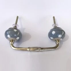 Polkadot Blue Handle(Polkadot Blue Handle) -The Lamp Goods polkadot blue handle handle drawer cabinet knobs and pulls sku 2