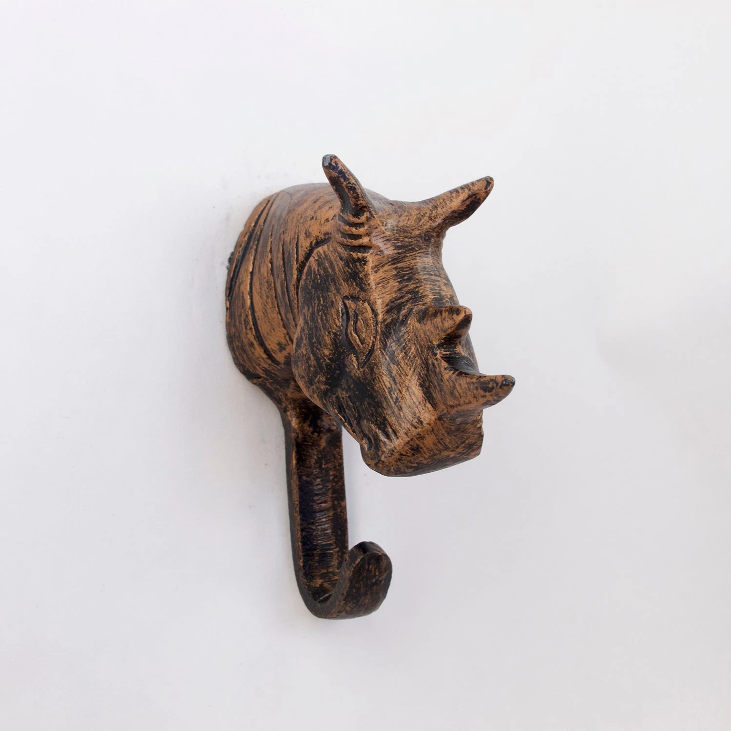 Copper Rhino Wall Hook(Copper Rhino Wall Hook) 4 Copper Rhino Wall Hook(Copper Rhino Wall Hook) - Image 2