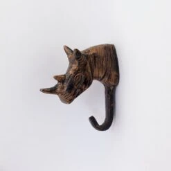 Copper Rhino Wall Hook(Copper Rhino Wall Hook) 9 Copper Rhino Wall Hook(Copper Rhino Wall Hook) -The Lamp Goods rhino3
