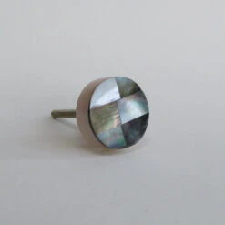 Faceted Mother Of Pearl Knob(Round Mother Of Pearl Knob) 8 Faceted Mother Of Pearl Knob(Round Mother Of Pearl Knob) -The Lamp Goods round mother of pearl knob knobs and pulls drawer cabinet knobs and pulls sku 2