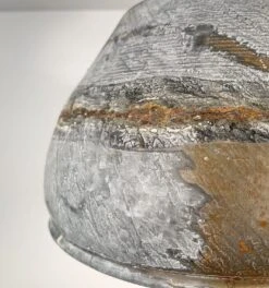 Rustic Bucket Farmhouse Light Fixture -The Lamp Goods rusticbucketsemiflushceilinglightmetalgalvanizedfarmhouseindustrialcabinlightingfixture 7