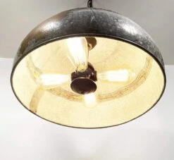 Jumbo Rustic Bucket Chandelier -The Lamp Goods rusticchandelierhangingwithchain