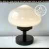 Schoolhouse Milk Glass Table Lamp Fixture -The Lamp Goods schoolhousetablelampfixturemilkglasslighting 1